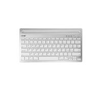 Clavier sans fil QWERTY , Compatible iOS / Android / Windows Blanc