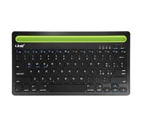Clavier sans fil QWERTY , Compatible iOS / Android / Windows Noir