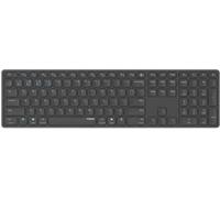 Rapoo E9800M Clavier sans Fil, 2.4GHz/BT 5.0/BT 3.0, Ordinateur, USB, Touches à Profil Bas, Batterie intégrée, Portée jusqu'à 10 m, 4 appareils connectés