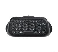 Clavier sans fil RVB pour manette de jeu portable PS5/PS5 Pro avec haut-parleur intégré et prise audio de 3,5 mm, carte de chat vocal BT3.0 pour messagerie et jeu, chat en direct, batterie de 500 mAh