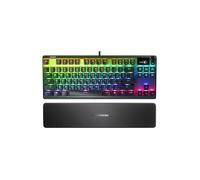 SteelSeries Clavier HyperMagnetic gaming Apex Pro TKL Wireless - rapide - Format sans pavé numérique adapté à l’esport - Actionnement ajustable - Bluetooth - 2,4 GHz - USB-C - Américain QWERTY