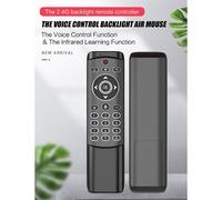 Clavier sans fil universel 2.4G, commande vocale, télécommande intelligente, rétroéclairé, pour Android TV BOX, accessoires