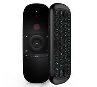 clavier sans fil W1 Air Mouse 2.4G, Version Double face, contrôle à infrarouge, apprentissage à distance, 6 axes, détection de mouvement, réception USB