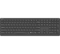 Clavier sans fil ZKB880 - Silencieux, confortable et fonctionnel avec AI, 2,4 GHz, commutateurs Scissor, ultra-mince, Plug & Play, Full-Size, 111 touches