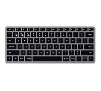 Satechi Clavier sans fil X1 – Bluetooth rétroéclairé rechargeable – Gris, Distribution Américaine