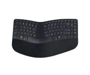 Clavier Sculpté Ergonomique QWERTZ (DE) - Noir - Sans Fil