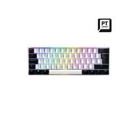 Sharkoon SGK50 S4 clavier FR sans fil +USB QWERTY Portuguais Blanc, clavier gaming