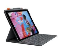 Clavier Slim Folio - LOGITECH - QWERTZ Allemand - Bluetooth - Graphite - Compatible iPad