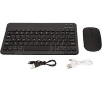 Clavier Souris , 10 Pouces Ultra Fin, Bluetooth 3.0, Double Mode, Rechargeable, Silencieux, Compatible Multiplateforme, Dpi 800/1200/1600