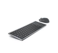 DELL KM7120W clavier Souris incluse Bureau RF sans fil + Bluetooth QWERTY US International Gris, Titane