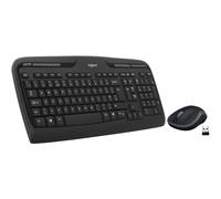 Logitech Combo clavier et souris MK330 – Sans fil 2,4 GHz, récepteur USB, AZERTY noir