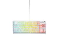 Clavier Steelseries Apex 3 TKL White - Gaming, Anti-ghosting, Rétro-éclairage RGB personnalisable