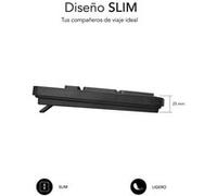 SUBBLIM TECLADO Business Slim Silencieux NÉGRO