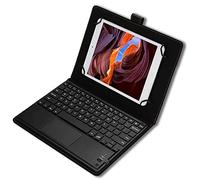 Clavier Tablette avec Cover, Étui Housse Ultra Mince Clavier Bluetooth sans Fil Tablette Clavier en Cuir Universe pour Tablette PC de 9,6 à 10,1 Pouces Housse