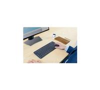 Clavier tactile sans fil K400 Plus - Clavier - sans fil - 2.4 GHz - Allemand - noir