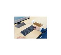 Logitech Clavier sans fil tactile K400 Plus 2,4 GHz – Allemand – Noir