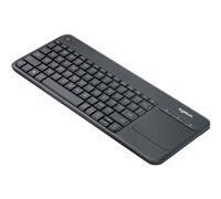 Clavier tactile sans fil Logitech K400 Plus - clavier - Français - noir Périphérique d'entrée