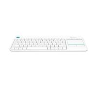 Clavier tactile sans fil Logitech K400 Plus - Clavier - sans fil - 2.4 GHz - Allemand - blanc