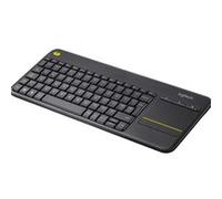 Clavier tactile sans fil Logitech K400 Plus - Clavier - sans fil - 2.4 GHz - Espagnol - noir Noir G