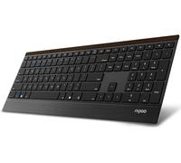 Clavier Rapoo RP E9500M UI-B Sans Fil Bluetooth USB QWERTY Noir G