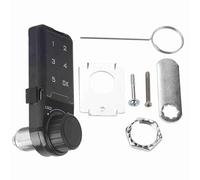 Clavier tactile Verrouillage par mot de passe Armoire de sécurité électronique numérique Casier codé Matériau ABS Solide Sûr Durable pour l'école Gym Hôtel Entreprise Usine Ménage (Taille