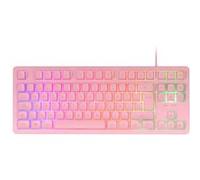 Clavier TKL H-Mech FRGB Mars Gaming MK023, Anti-ghosting Rose Langue Français G