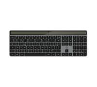 The Mobility Lab Clavier KS720W – Sans-fil solaire AZERTY 3x BT 17 raccourcis Recharge USB-C Noir