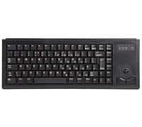 Clavier Trackball G84-4400 PS2 noir, connecteur d'ordinateur Ps/2, méthode de connexion filaire, couleur du clavier noir, taille du clavier compact, disposition du clavier QWERTY