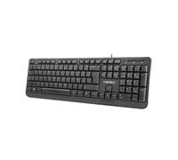 Clavier TROUT SLIM BLACK filaire ES NKL-1720