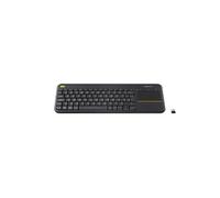 LOGITECH - Clavier TV Multimédia K400 Plus - AZERTY - Sans Fil - Pavé Tactile - Noir