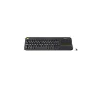 Clavier TV Sans fil K400 Plus Pavé tactile AZERTY Noir