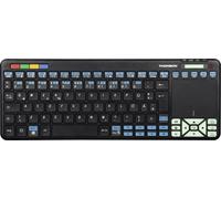 clavier universel 4en1 pour la télécommande de Smart TV, Sony, STB, Audio et PC - Noir KP36386