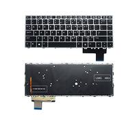 Clavier US de rechange pour ordinateur portable HP EliteBook Folio 9470M 9470 9480 9480M avec rétroéclairage sans pointeur US