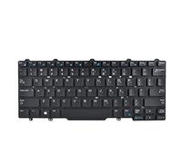 Clavier US de remplacement sans pointeur pour ordinateur portable Dell Latitude E5450 E5470 E7450 E7470 7480 7490 5480 5488 3340 3350 sans rétroéclairage sans cadre