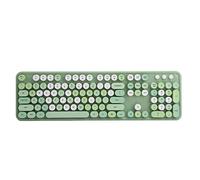 Clavier vert Tbest R sans fil UN 2,4 GHz 104 touches Ensemble clavier et souris de bureau