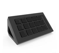 Clavier visuel avec 15 boutons programmables LCD pour Multi OS pour la création de contenu et les configurations de travail à distance (Noir)