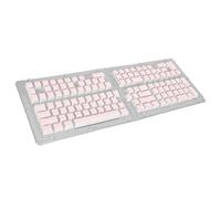 Claviers de Couleur Pastel, 129 Touches Clavier Keycaps Pudding Transparent pour Mécaniques (Pink)
