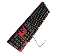 Claviers mécaniques ergonomiques avec rétroéclairage RVB et commutateurs bleus fins pour un jeu amélioré