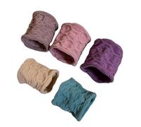 Clavins De Cheveux - Elastic Hair Ties | 5pcs De Large Bandes Haair Sans Pour Femmes Et Filles | Soft Not-Damage Ponytail Tolders | Hairband Soft Ponytail Solder | Accessoires En Caoutchouc Ex