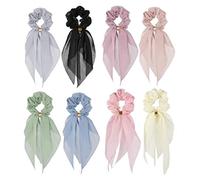 Clavins de cheveux pour femmes filles, 8 PCS Scrunchie Double couche CHEUR CHEUR MIGNE RABBIT OEUR BOCH CHEVE