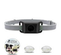 Clavya Tags for Dogs, Clavya Natural Collar for Dog, Waterproof & 100% Natural Ingredients, Adjustable Size, Fits Every Dog, for Rain, Mud, River, Swim (1Pcs,Black)