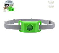 Clavya Tags for Dogs, Clavya Natural Tags Collar for Dog, 4 Months Long Lasting Protection Adjustable Size Pendant Tag, 100% Natural Ingredients, Waterproof, for Small Medium and Large Dogs (Green)