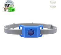 Clavya Tags for Dogs, Clavya Natural Tags Collar for Dog, 4 Months Long Lasting Protection Adjustable Size Pendant Tag, 100% Natural Ingredients, Waterproof, for Small Medium and Large Dogs (Blue)