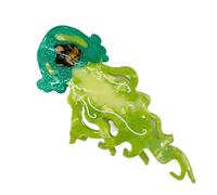 Claw Clip, Acetate Hairpin, Jellyfish Shape Accessory, Sea-Themed Strong Hold Hair 4.92 Inches for Women, Students, Wives, School, Dance Events, Weddings, Family Photo Sessions, and Daily Styling