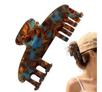 Claw Clip for Trucker Hat, Strong Grip Anti Slip Clamp for Long Thick Thick Styling Hold, Fashion Accessory for Travel Beach Hiking Commuting Date Night Casual Everyday Use Women