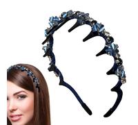 Claw Headband Accessory, Bridal High Cranium Hoop, with Anti-Slip Design, Suitable to Holiday Styling, Decorative Band for Wedding Use, Girls, Bridesmaids, 5.51x5.51x1.57 Inches