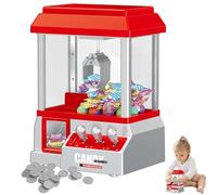 Claw Machine - Classic Toy Grabber Unité, Catcher d'amusement pour Pièces | Console De Jeu Rétro Carnival avec Lumières Musicales pour Prix, Bonbres, Jouets, Fête d'anniversaire pour Les