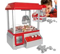 Claw Machine - Electronic Arcade Claw Grabber Kids, Jouet Crane Machine Avec Son Jeu Grabber À Coquille Foire À Monnaie Machine Pour Grue Portable, Jouet Grabber à Led Pour Fêtes De Comp