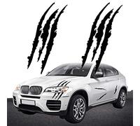 Claw Marks Lot de 2 autocollants en vinyle pour phares de voitures de sport, noir, 40,1 cm