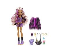 -Clawdeen Wolf-Poupée avec animal de compagnie HHK52